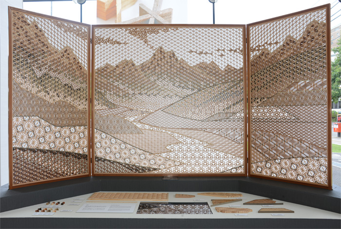 组子屏风(Heiko Folding Screen)